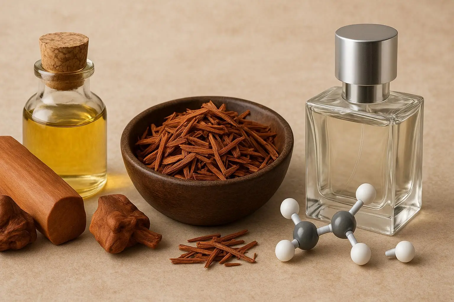 Сандал в современной парфюмерии: от натурального масла до легендарного яванола