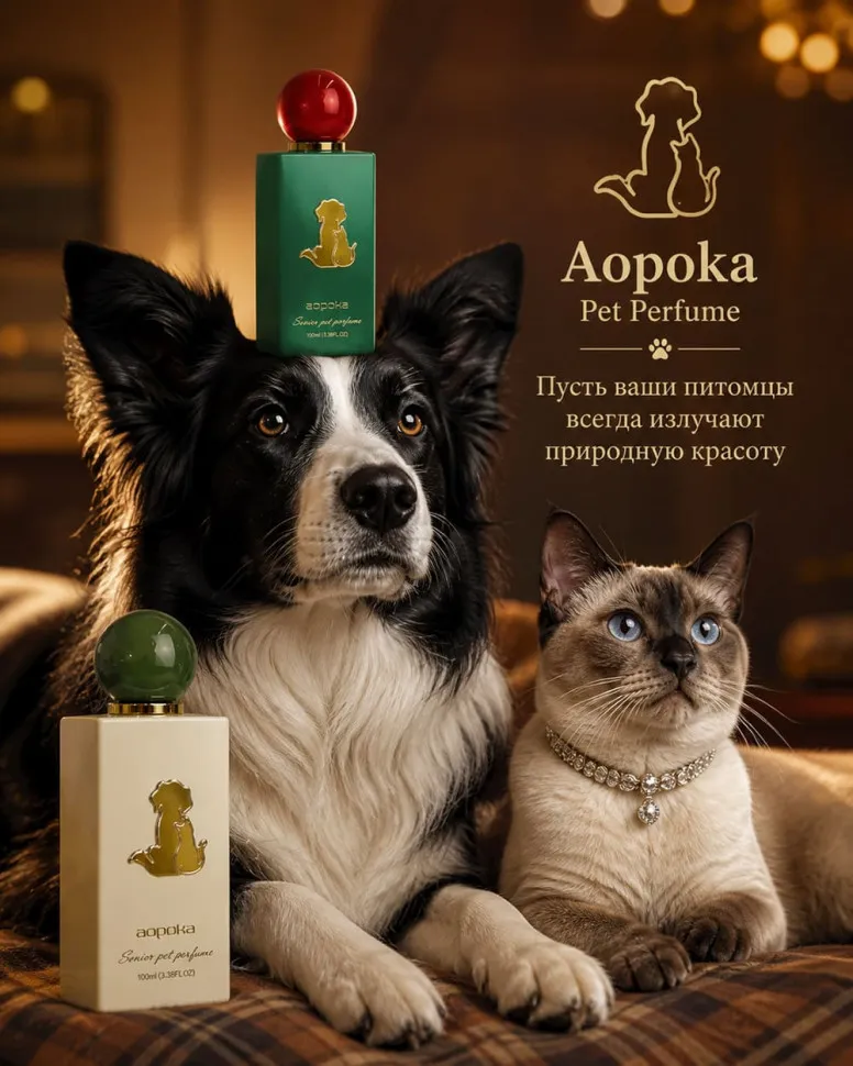 Aopoka Senior Pet Perfume (зеленый) 100 ml