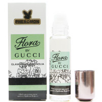 Духи с феромонами Gucci "Flora by Gucci Glamorous Мagnolia" for women 10 ml (шариковые)
