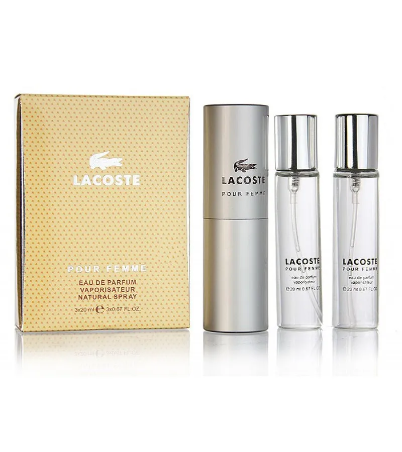 Туалетная вода 3*20 ml Lacoste Pour Femme