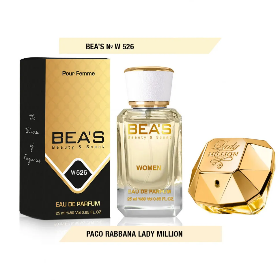 Парфюм Beas Paco Rabanne Lady Million 25 ml for women арт. W 526