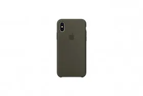Силиконовый чехол для Айфон XR Тёмно-оливковый