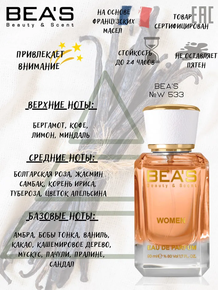 Парфюм Beas Carolina Herrera Good Girl 50 ml for women арт. W 533