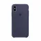 Силиконовый чехол для Айфон XR Silicone Case Midnight Blue