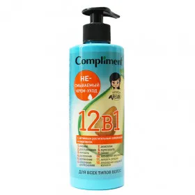 Compliment несмываемый крем-уход для всех типов волос 12 в 1, 400 ml