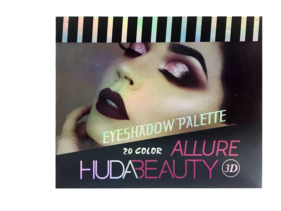 Тени HudaBeauty ALLURE eyeshadow palette 3D 20 color