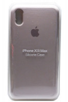 Силиконовый чехол для Айфон XS Max - (Серебристый)