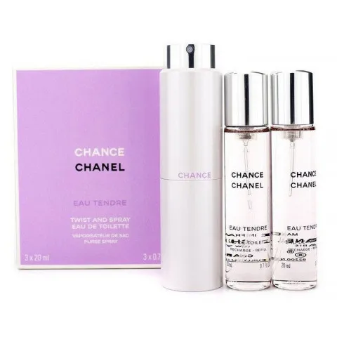 Туалетная вода 3*20 ml Chanel Chance Eau Tendre купить в интернет