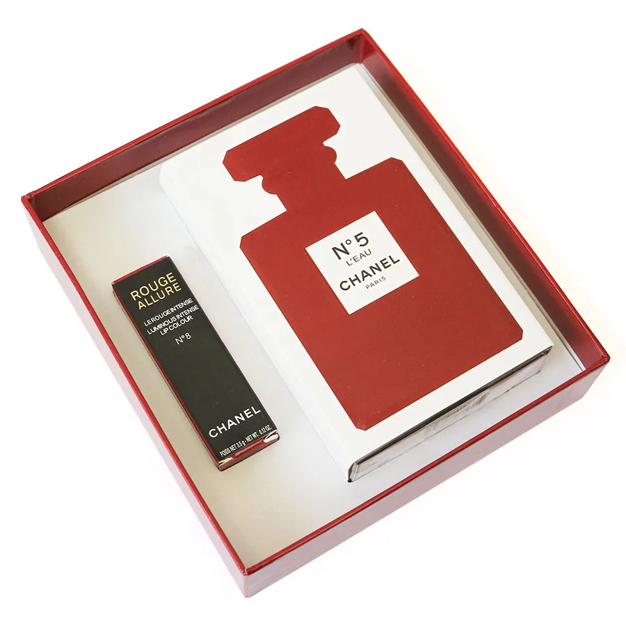 Набор Chanel Парфюм N°5 100 ml + Губная помада Rouge Allure  (new)