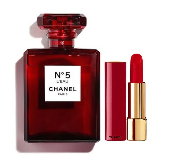 Набор Chanel Парфюм N°5 100 ml + Губная помада Rouge Allure  (new)