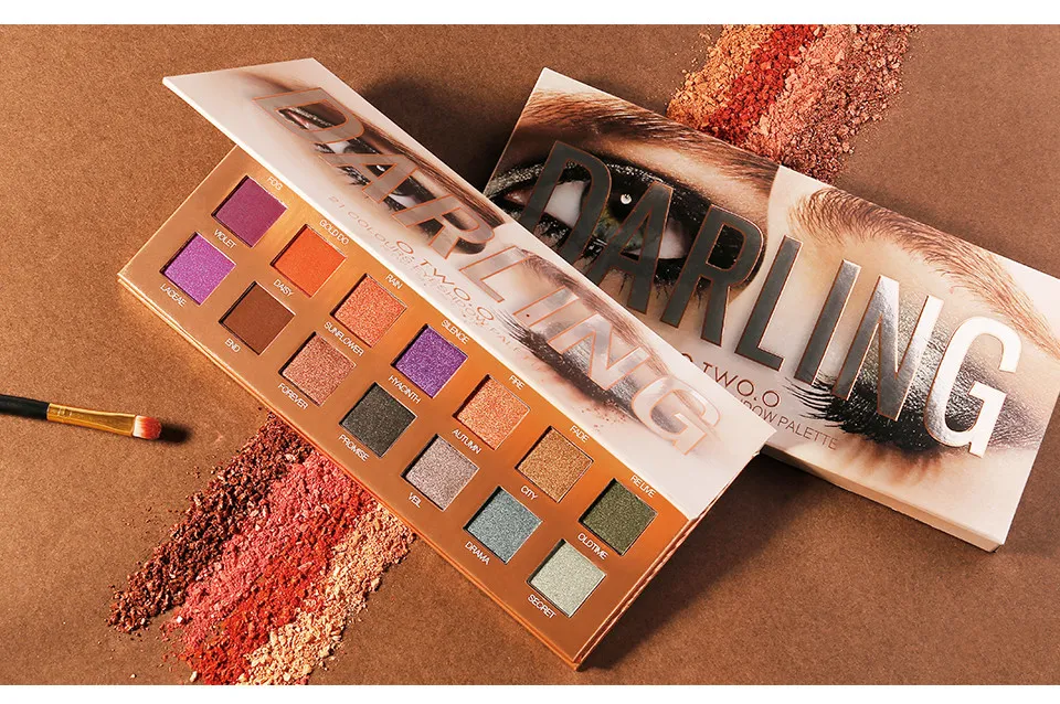 Пигментированные тени  21 цвет O.TWO.O арт. 9994 31.5 g.