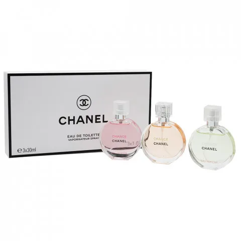 Парфюмерный женский набор Chanel Chance 3x30 ml купить в интернет