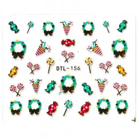 Наклейка для ногтей DTL-156