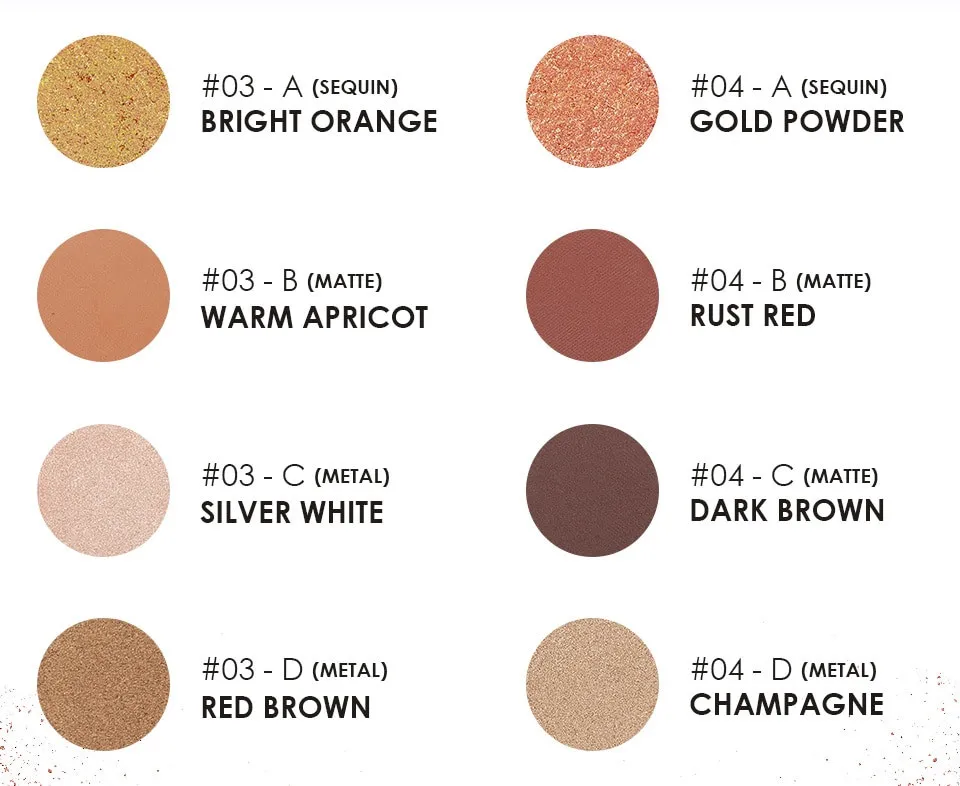 Тени O.TWO.O Colored Drawing Morocco 4цв (арт. 1003) 13.6 g.