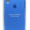 Силиконовый чехол для Айфон XS Max - (Ярко-Голубой)
