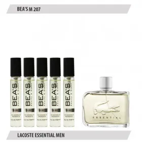 Парфюмерный набор Beas Lacoste Essential Men 5*5 ml M 207