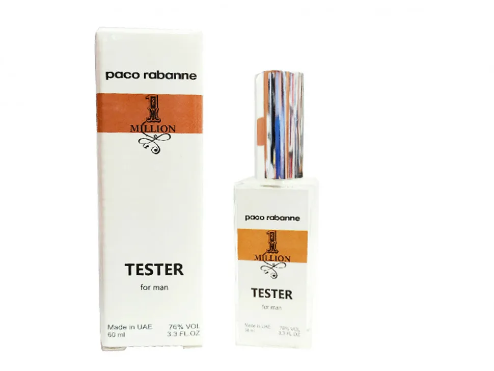 Тестер Paco Rabanne 1 Million for men edt   60 ml ОАЭ