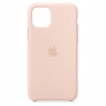 Силиконовый чехол для Айфон 12-mini (Светло-розовый)
