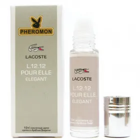 Духи с феромонами Lacoste Eau De L.12.12 Pour Elle Elegant 10 ml (шариковые)