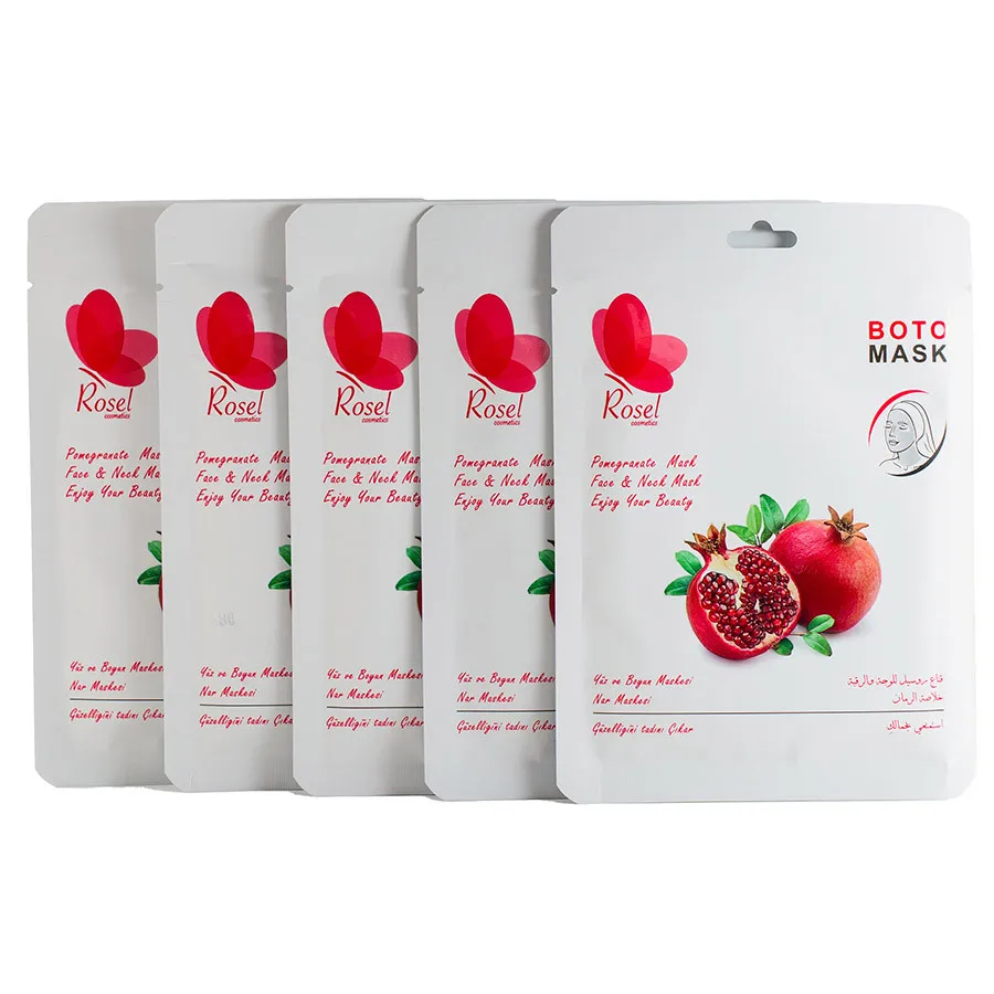 Маски для лица, шеи и декольте Rosel Cosmetics Boto Pomegranate