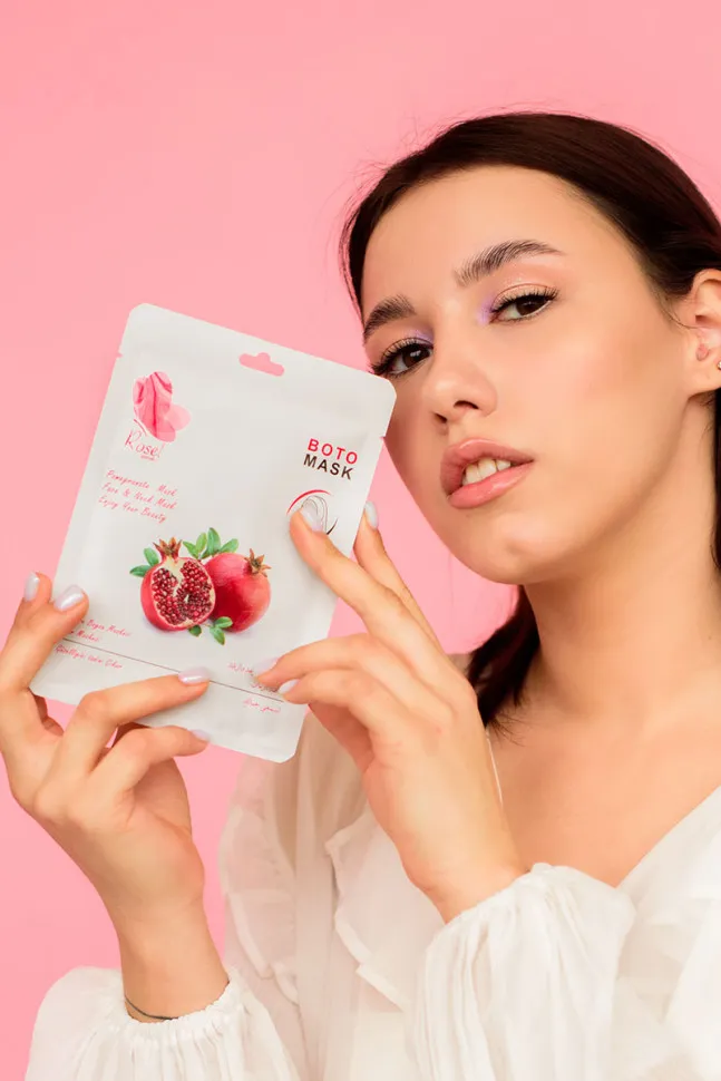 Маски для лица, шеи и декольте Rosel Cosmetics Boto Pomegranate