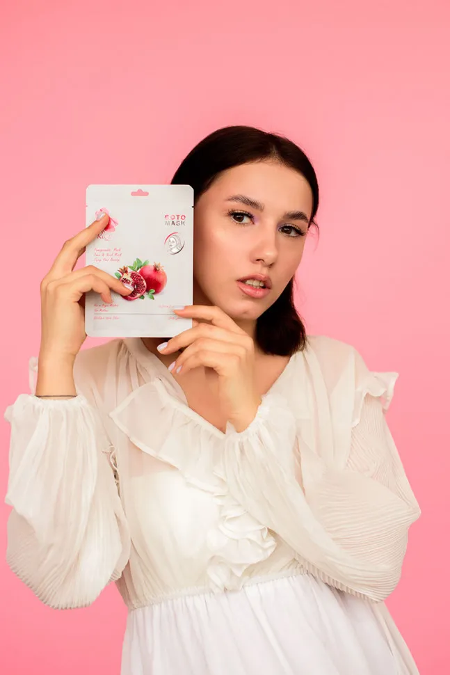 Маски для лица, шеи и декольте Rosel Cosmetics Boto Pomegranate