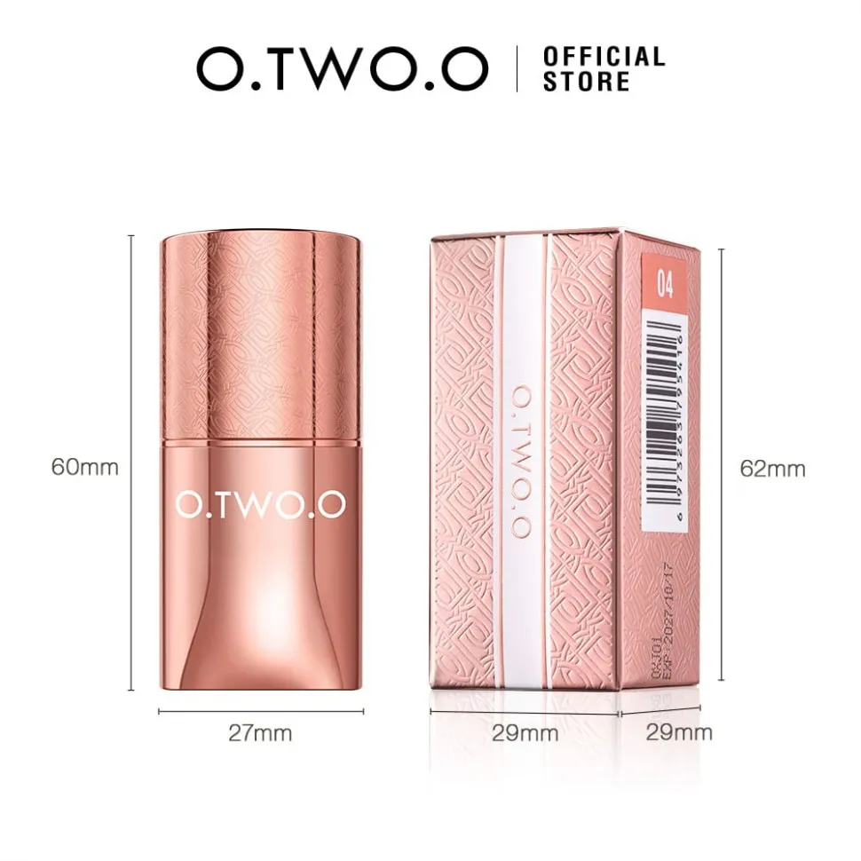 O.TWO.O Многофункциональный стик для щек, губ и глаз HC016 #03 Терракотовый гранат