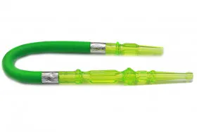 Шланг для кальяна зелёный