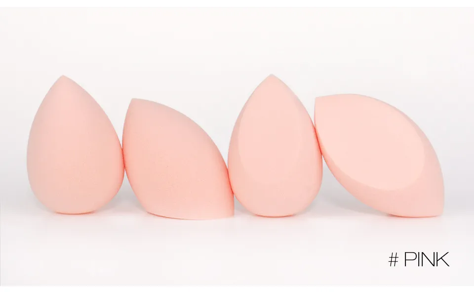 Набор спонжей O.TWO.O Flawless Memory Beauty Blendes Set 4 шт. (Розовый)