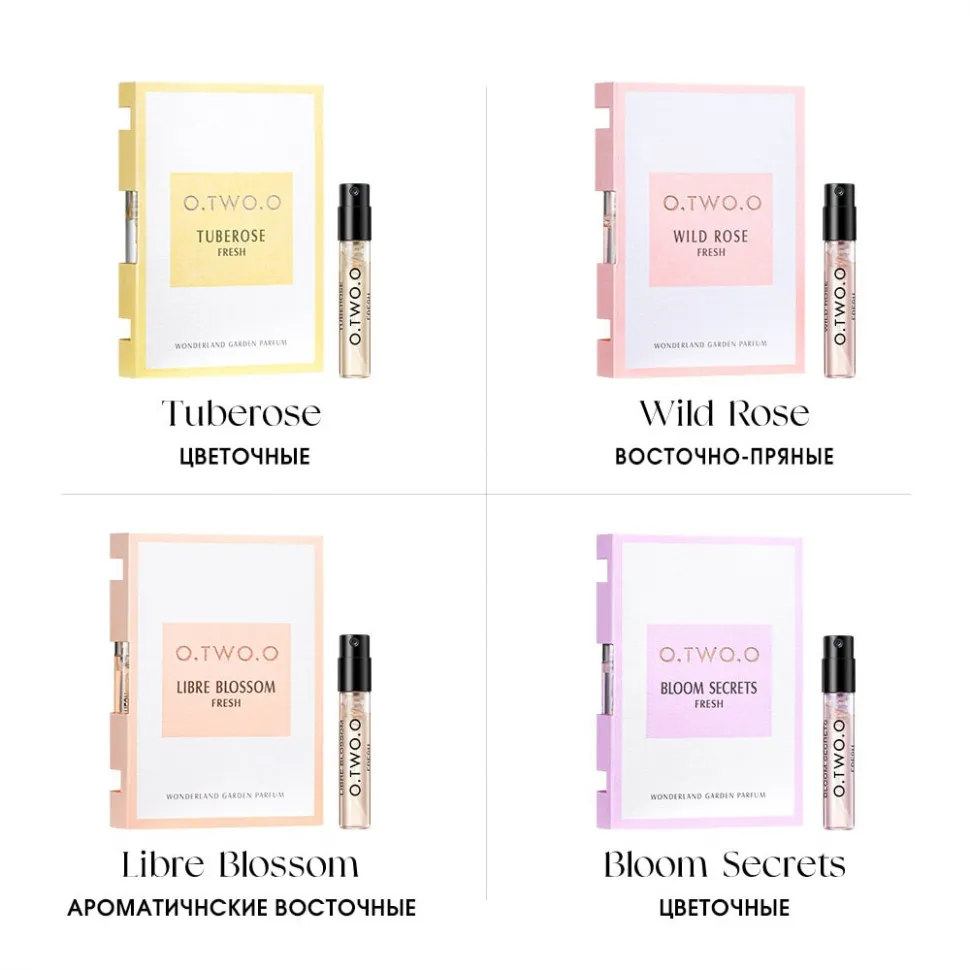 PS01-F02 O.TWO.O Компактный парфюм Wonderland Garden Parfum Wild Rose 1,5 ml