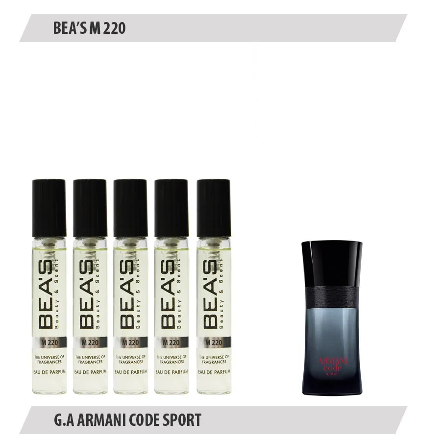 Парфюмерный набор Beas Джорджо Армани Code Sport Men 5*5 ml M 220