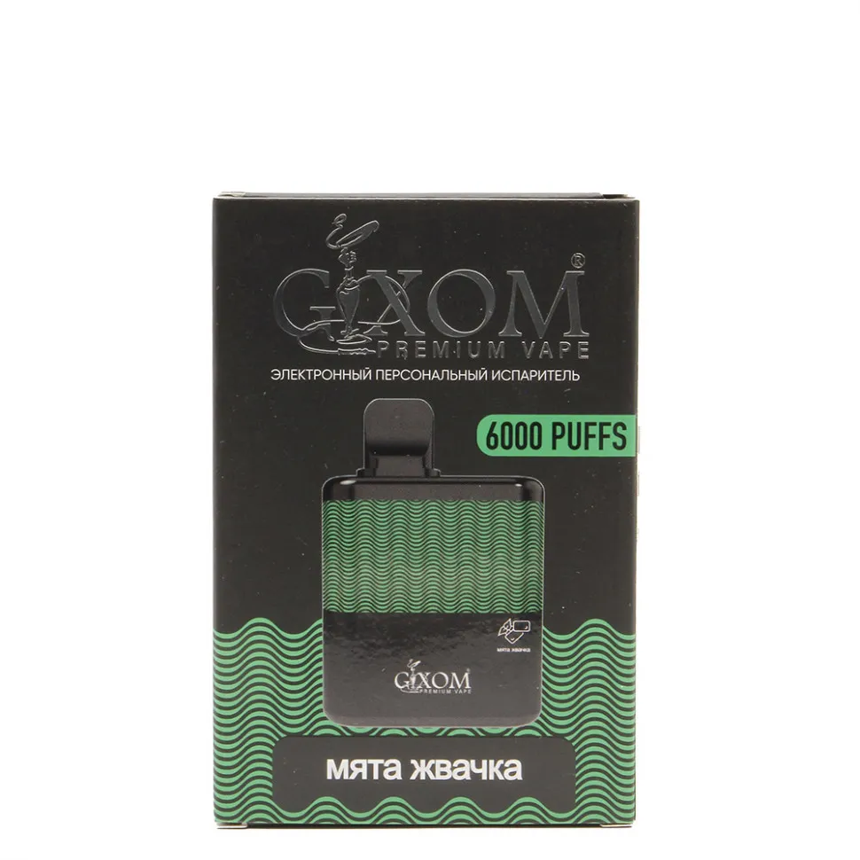 Эл. сиг. Gixom Premium — Мята Жвачка 6000 Тяг