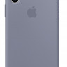 Силиконовый чехол для Айфон XS Max -Тёмная лаванда (Lavender Gray)
