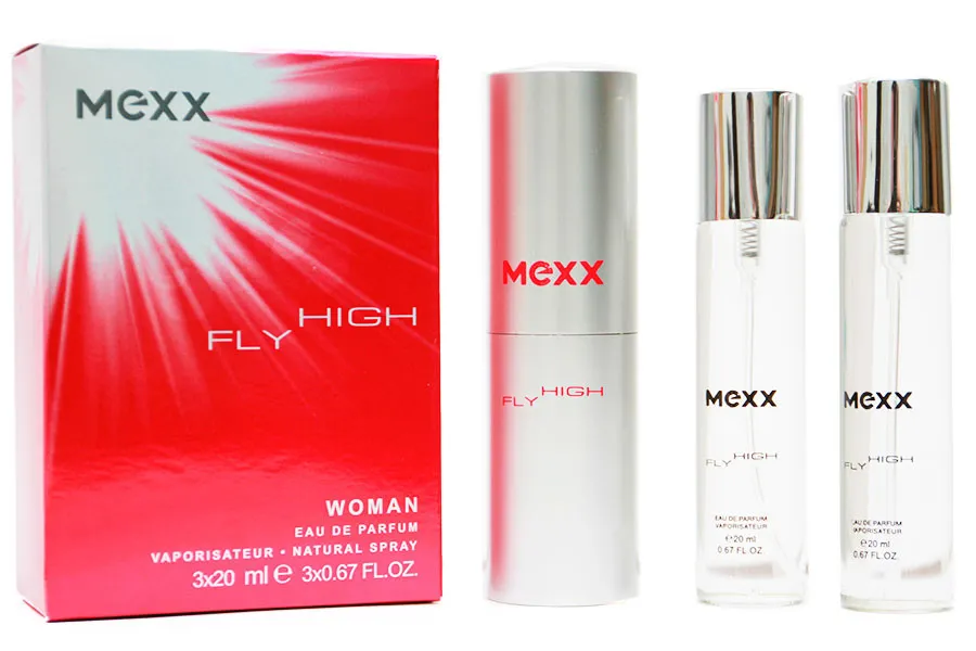 Парфюмерная вода 3*20 ml Mexx Fly High Woman for women