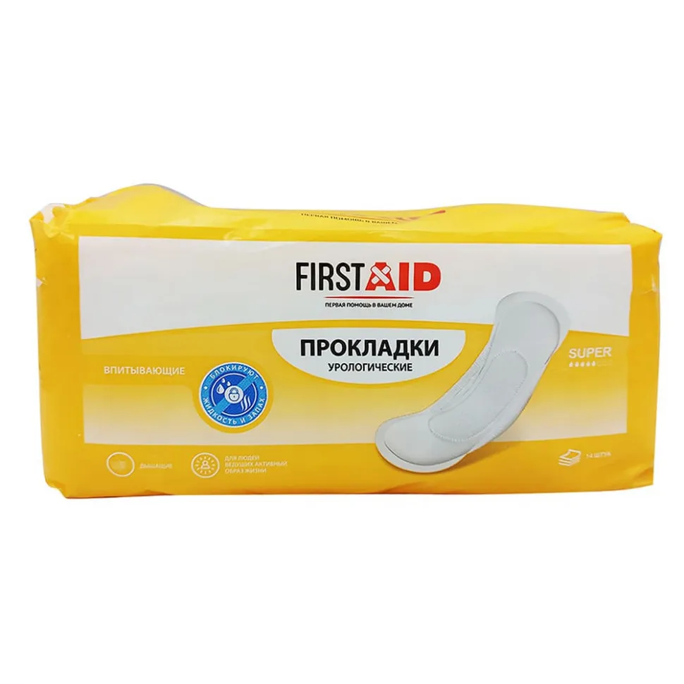 First Aid Прокладки урологические Super 14 шт