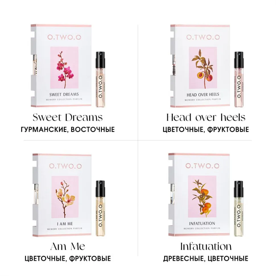 PS02-S02 O.TWO.O Компактный парфюм Memory Collection Parfum Head Over Heels 1.5 ml