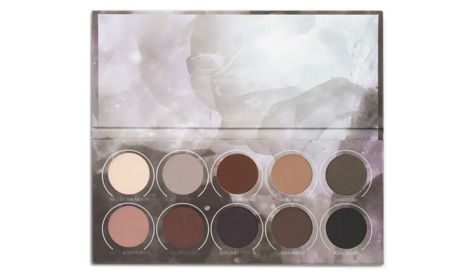 Тени Zoeva Smoky 10цв.