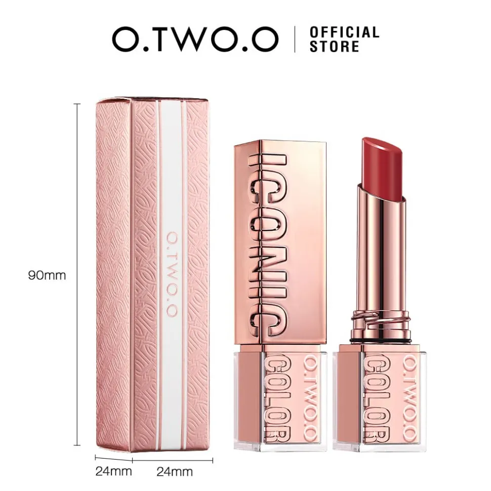 O.TWO.O Сатиновая помада для губ арт. HC009  #08 - Красная роза