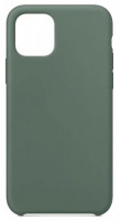 Силиконовый чехол для iPhone 12  Pro Max серо-зеленый