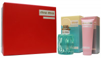Подарочный набор Miu Miu L'Eau Bleue Eau De Parfum - Духи 100 мл + Крем для рук 75 мл