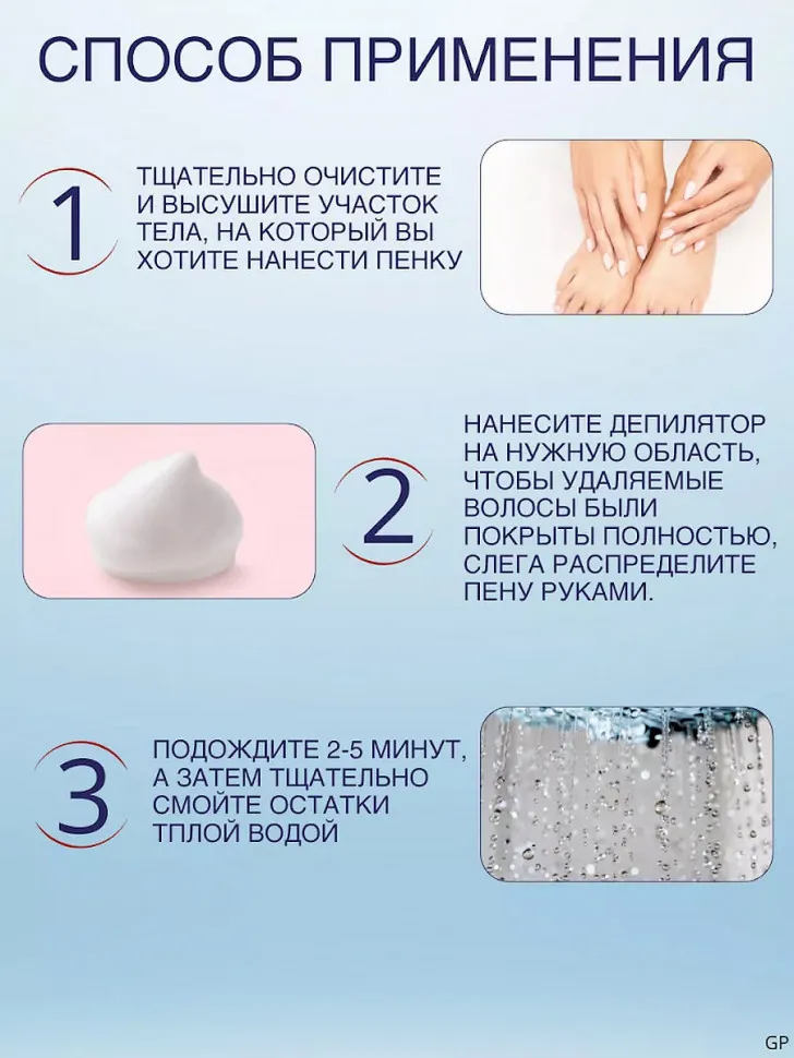 Glance Professional Пена для депиляции волос for men 150 ml