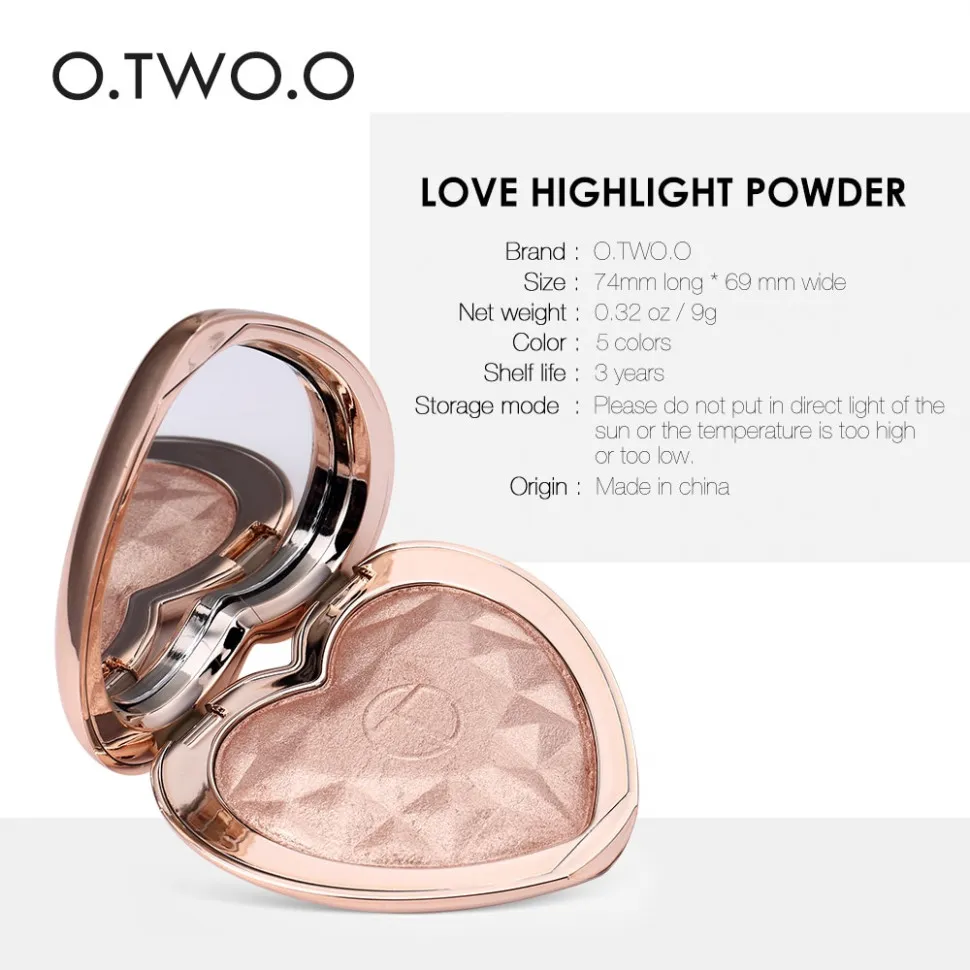 Хайлайтер O.TWO.O Love Highlight Powder 9g (арт. 9126)