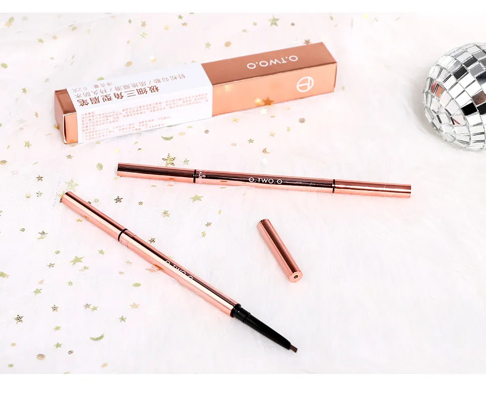Карандаш для бровей O.TWO.O Fine Triangle eyebrow pencil (арт. 1007) #03 Blonde 0.2 g.