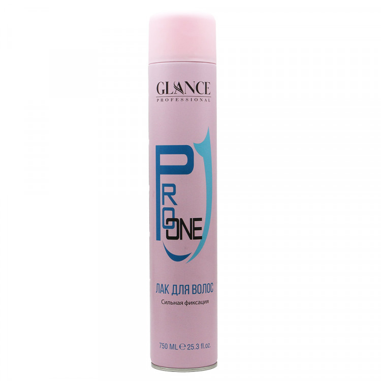 Лак для волос Glance Professional Pro One Сильная фиксация 750 ml 