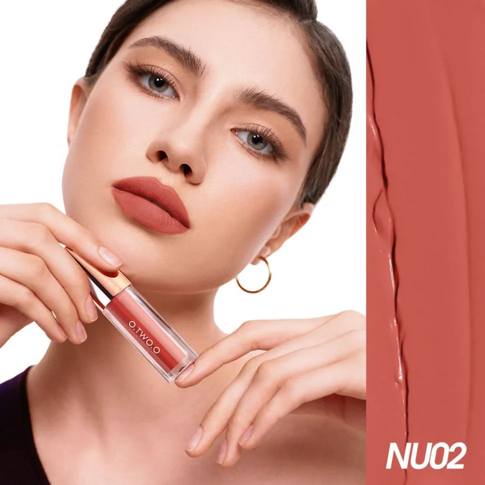 SC072-04 Легкая облачная матовая помада Light Cloudy Matte Lipstick Насыщенный кофейный 3 g