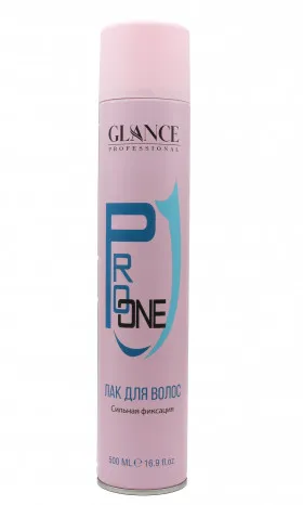 Лак для волос Glance Professional Pro One Сильная фиксация 500 ml