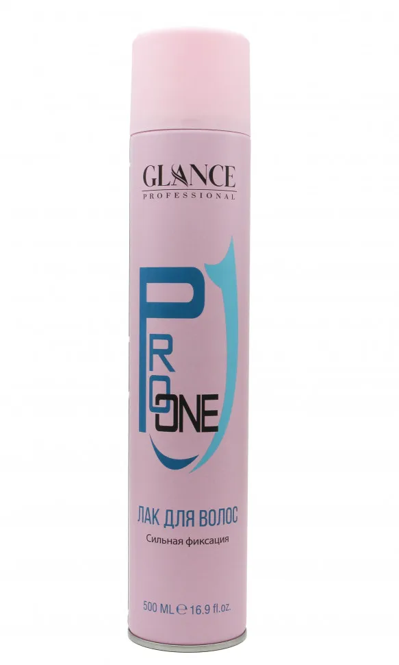 Лак для волос Glance Professional Pro One Сильная фиксация 500 ml