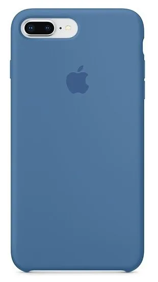 Силиконовый чехол для Айфон 7/8 Plus - Синий деним (Denim Blue)