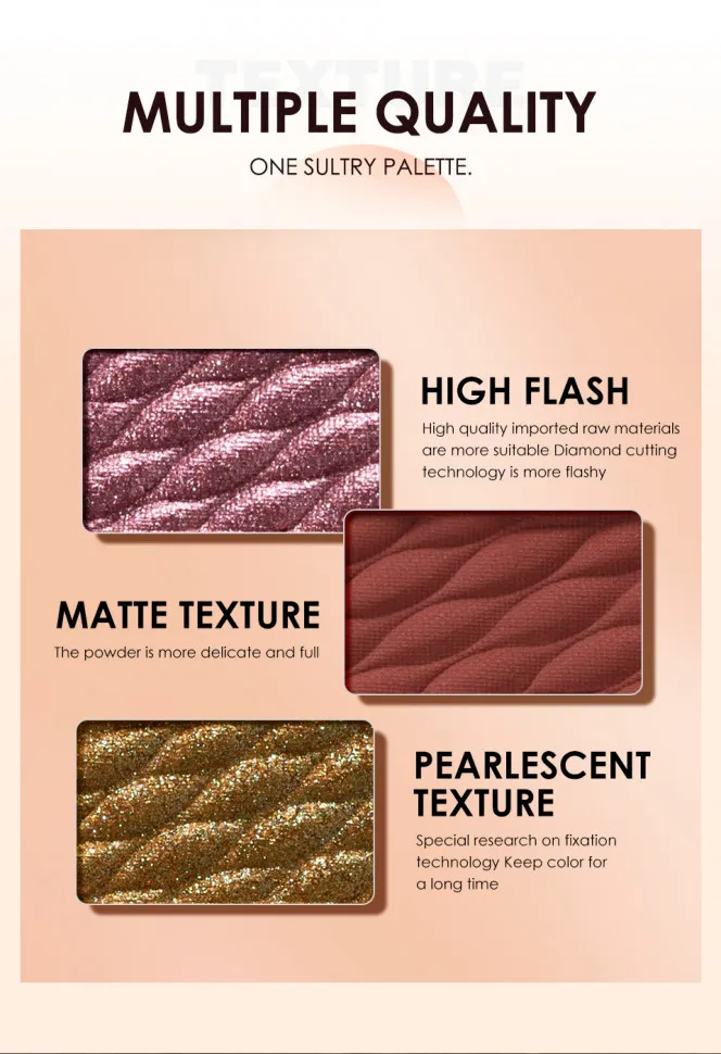 Палитра теней для век 8 цветов O.TWO.O арт. SC021 #04 10 g.