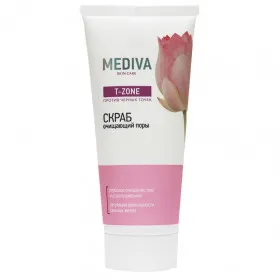 Скраб очищающий поры T-Zone против черных точек Mediva 100 ml
